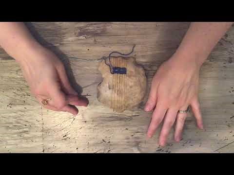 Weaving On A Rock Loom Nature Weaving Tutorial