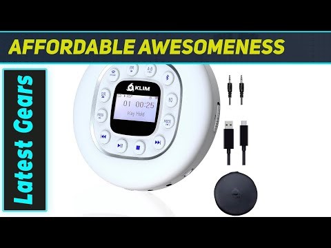 KLIM Journey : The Ultimate Portable CD Player for Modern Listening!