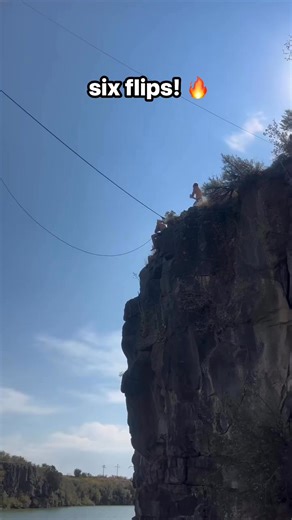 A huge six flips from the rope swing by Jonah Genser 👏👏👏 | People Are Awesome