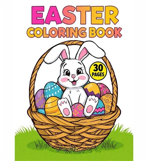 Easter Coloring Book for Kids | 30 Fun Easter Coloring Pages | Printable Easter Activity PDF - Etsy Australia