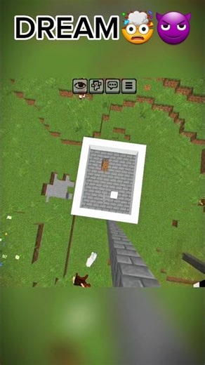 Dream😱 Insane clutch In mobile pe. 1.21+#minecraft