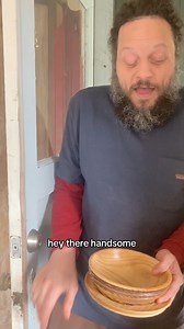 43K views · 1.8K reactions | What should we trade for next? #marriage #couples #couple #fun #happy #coupleGoals #married video description: John enters the house with a light colored wood bowl and plate that’s he’s made. There are dark rings around the top of the bowl. Anni hands him a thermos of coffee. | The Blind Woodsman and Honeybee | Facebook