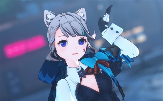 【原神MMD】琳妮特应该不是被强迫的吧？「IAGLOWB_INTERGALACTIA」