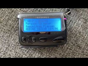 P2000 pager krijgt melding