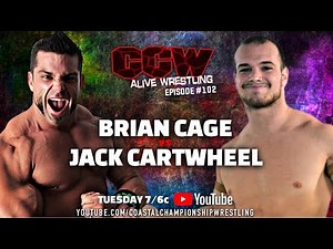 CCW Alive Wrestling: Episode 1.102 "UnCage" feat. Brian Cage, Jack Cartwheel, AJ Francis, and Miro.