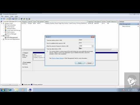 Como crear y eliminar particiones en Windows 7