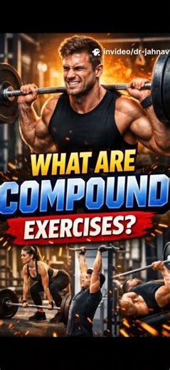 What Are Compound Exercises? | Build Muscle Faster 💪 #CompoundExercises #StrengthTraining #GymBasics