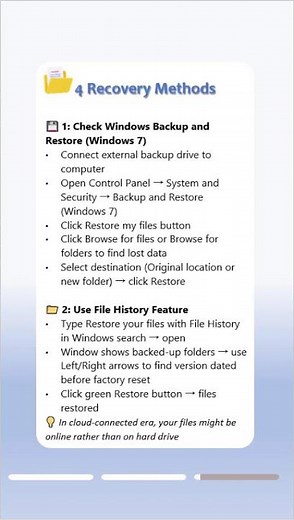 💻 Factory Reset PC and Lost Everything? Recover Your Files!#windows10 #factoryreset #filerecovery
