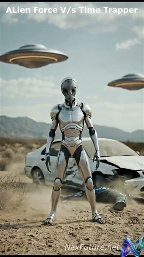 Alien Vs Time Trapper #alien #timetravel #sciencefiction