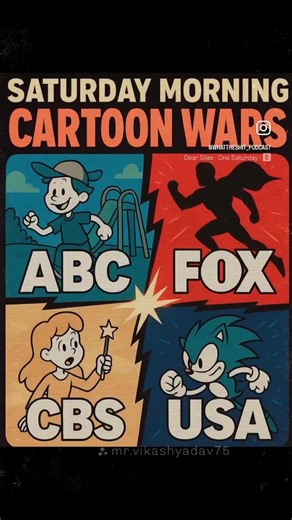 📺 What The Shit?! Podcast – Saturday Morning Cartoon Wars: Big 4 Showdown Saturday mornings weren’t just about cereal and pajamas — they were a full-on battlefield. From the late 90s into the early 2000s, ABC, FOX, CBS, and USA Cartoon Express fought for cartoon supremacy. In this episode, the crew debates the Big 4 Saturday Morning networks: • ABC’s One Saturday Morning (Recess, Pepper Ann, Doug, The Weekenders) • FOX Kids (X-Men: The Animated Series, Spider-Man, Power Rangers, Digimon) • CBS 