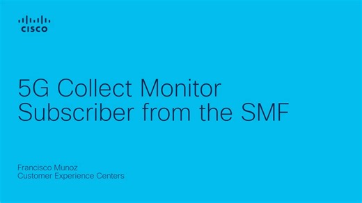 Capturing monitor subscriber with logs in SMF - Cisco Video Portal