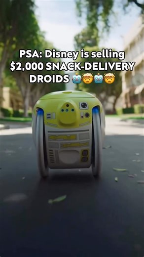 Disney is Selling $2,000 SNACK-DELIVERY DROIDS