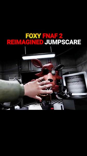 WITHERED FOXY JUMPSCARE 😱 #fnaf #scary