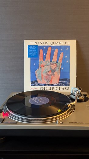 As Kronos Quartet brings its season-long 50th anniversary celebration to Carnegie Hall tonight, its acclaimed 1995 album ‘Kronos Quartet Performs Philip Glass’ is now available on vinyl for the first time. You can get it at https://kronosquartet.lnk.to/philipglass The two-LP set, produced by the composer, Judith Sherman, and Kurt Munkacsi, features violinists David Harrington and John Sherba, violist Hank Dutt, and cellist Joan Jeanrenaud performing quartets No. 2 (‘Company’) (1983), No. 3 (‘Mis