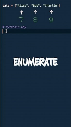 Python Enumerate in 1 Minute!