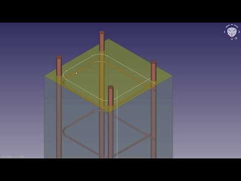 FreeCAD Arch Workbench - Reinforcement Bar Tool ( Rebar )