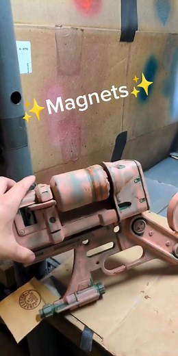 getting this laser rifle ready for anime magic. #fallout #cosplay #prop #falloutcosplay