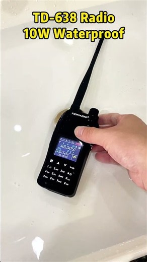 🚨Built for the outdoors! TIDRADIO’s First IP67 Waterproof 10w Radio — TD-638 #radio #waterproof