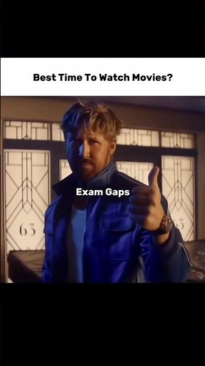 Best Time to Watch Movies? 📚➡️🎬 Exam Gaps! #exam #movie #movieclips #vacation #examlife #latestmeme