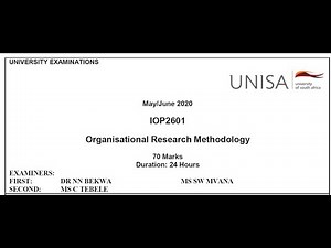 IOP2601 Exam Prep Part 1 21 Nov 2021