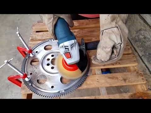 How to Polish Rust off using an angle grinder