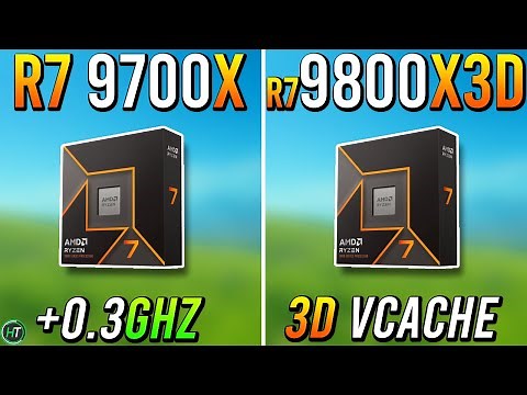 Ryzen 7 9700X vs Ryzen 7 9800X3D - 2025
