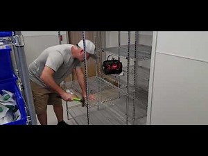 Traveling electrician side job, Quantum storage systems storage rack build.