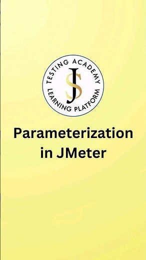 Parameterization in JMeter | JS Testing Academy