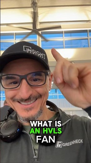 High-Volume, Low-Speed (HVLS) fans are large industrial fans that move air at low rotational speeds