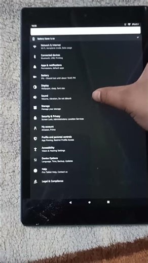 when your volume button is lost the you set volume like this in Amazon fire tablet#short#viral#vedio