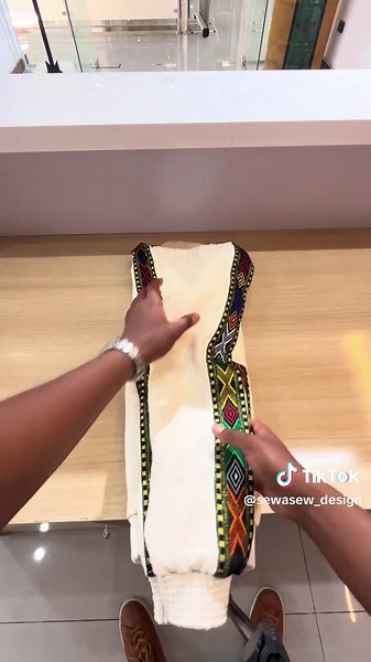የጋቢ ጃኬት እና ስዋሴዋ የኢትዮጵያ ፋሽን ዲዛይን