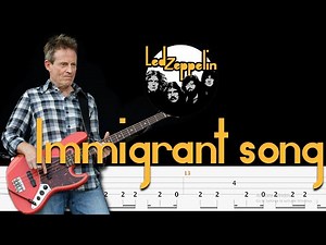 Led Zeppelin - Immigrant Song (Bass Tabs & Notation) By Chami's Bass