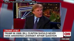 8.1K views · 165 reactions | What would you have done if you were Bill Clinton? Donald J. Trump in 1999: “He could have come clean, or he should never have answered the question. … [His lawyers] could have fought a little bit harder, maybe, not to have to answer that question” | The Lead with Jake Tapper | Facebook