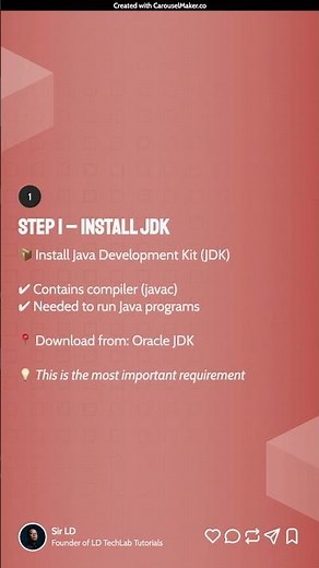 Lesson 2: Setting Up Java Development Environment #codeprep #techeducation #codinglife #ictstudents