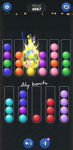 Ball sort puzzle level 4067 #puzzle #level #nivel #colors #resolución #gaming #gameplay
