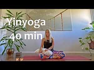 Enkel yinyoga för nybörjare | 40 min