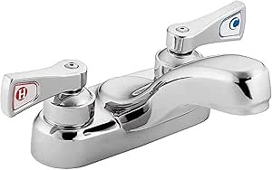 Moen 8210F12 Commercial Two-Handle Lavatory Faucet, Chrome - Amazon.com