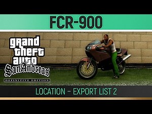 GTA San Andreas: Definitive Edition - FCR-900 Location - Export List #2 🏆