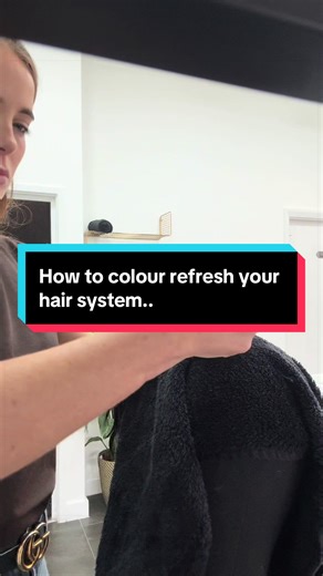 Hair System Colour Refresh 101 🎨✨ Keeping it fresh, natural, and undetectable 👌 From faded to flawless — this is how we bring your system back to life 🔥 #HairSystem #HairReplacement #ColourRefresh #HairSystemMaintenance #BarberLife