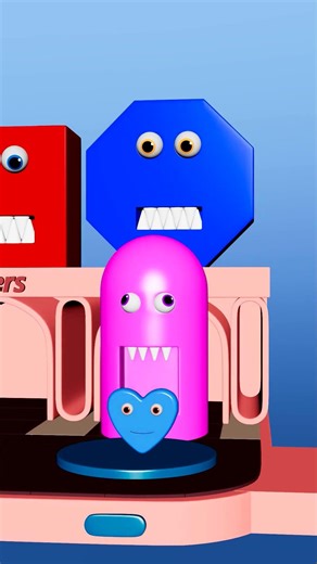 Baby Square Monsters Mukbang 🧊💖😈