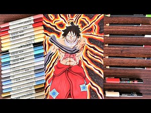 Drawing Luffy Udon prison | Wano Kuni - One Piece