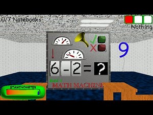 I Saw Baldi's Math Machine in Baldi Basics....