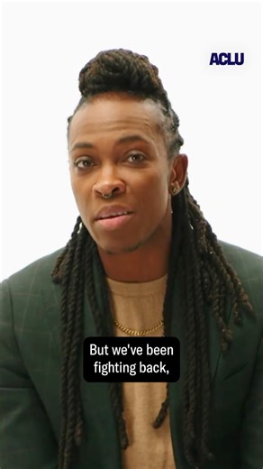 The ACLU was made for this moment. We've remained resolute in our defense of democracy for over 100 years — and we aren’t stopping now. Join us at the link in our bio. | ACLU