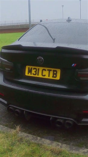 Amazing Black M3 Cold start Cars and Coffee Liverpool 2026 #automobile #cartok #onboost