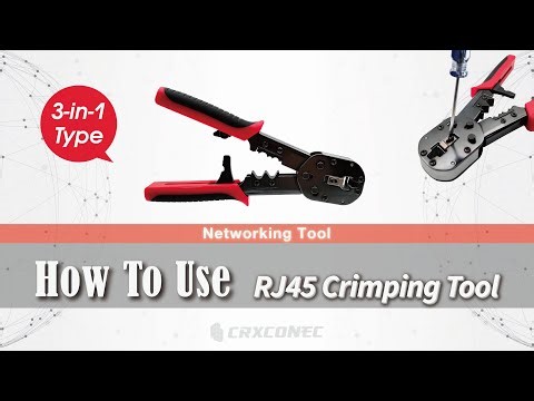 Use RJ45 Tool Multi-functional Crimper