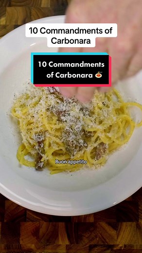 The Ten Commandments of Carbonara