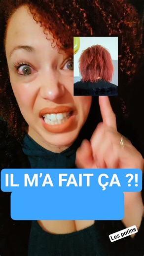 Je suis sortie du coiffeur avec ça. 🥦