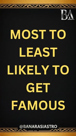 Banarasi Numerologist on Instagram: "🌟 Most to Least Likely to Get Famous (By Birth Numbers) 🌟 Some birth numbers are spotlight magnets ✨ — naturally attracting recognition, fame, and popularity. Others rise to fame through power, creativity, spirituality, or consistent hard work. 💫 ⭐ 1st Place → Natural charm + talent = instant spotlight ⭐ 2nd Place → Born leaders, fame through recognition ⭐ 3rd Place → Creativity + beauty = popularity boost ⭐ 4th Place → Fame comes suddenly, mysteriously ⭐