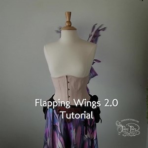 The Fancy Fairy Flapping Wings 2.0 Tutorial is finally here, and guess what - straps are optional now! That's right, it can attach to a corset. Included in the 3D print files is a cover as well. All the important info is on my Tutorials page of my site. Happy fluttering, and a big huge thank you to The Eye of Oberon for all the hard work he put into this project, which began back in 2016