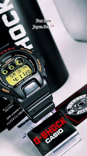 G-Shock DW-6900 Fox Fire Japan Set Collection
